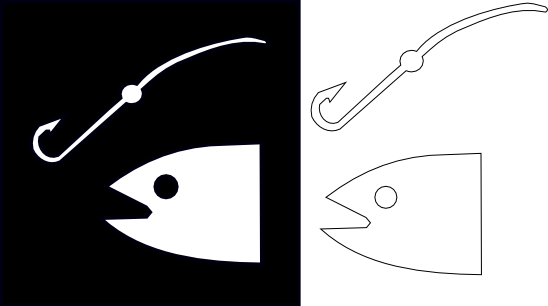 Download Kels Craft Barn: Fish head Hook .svg file