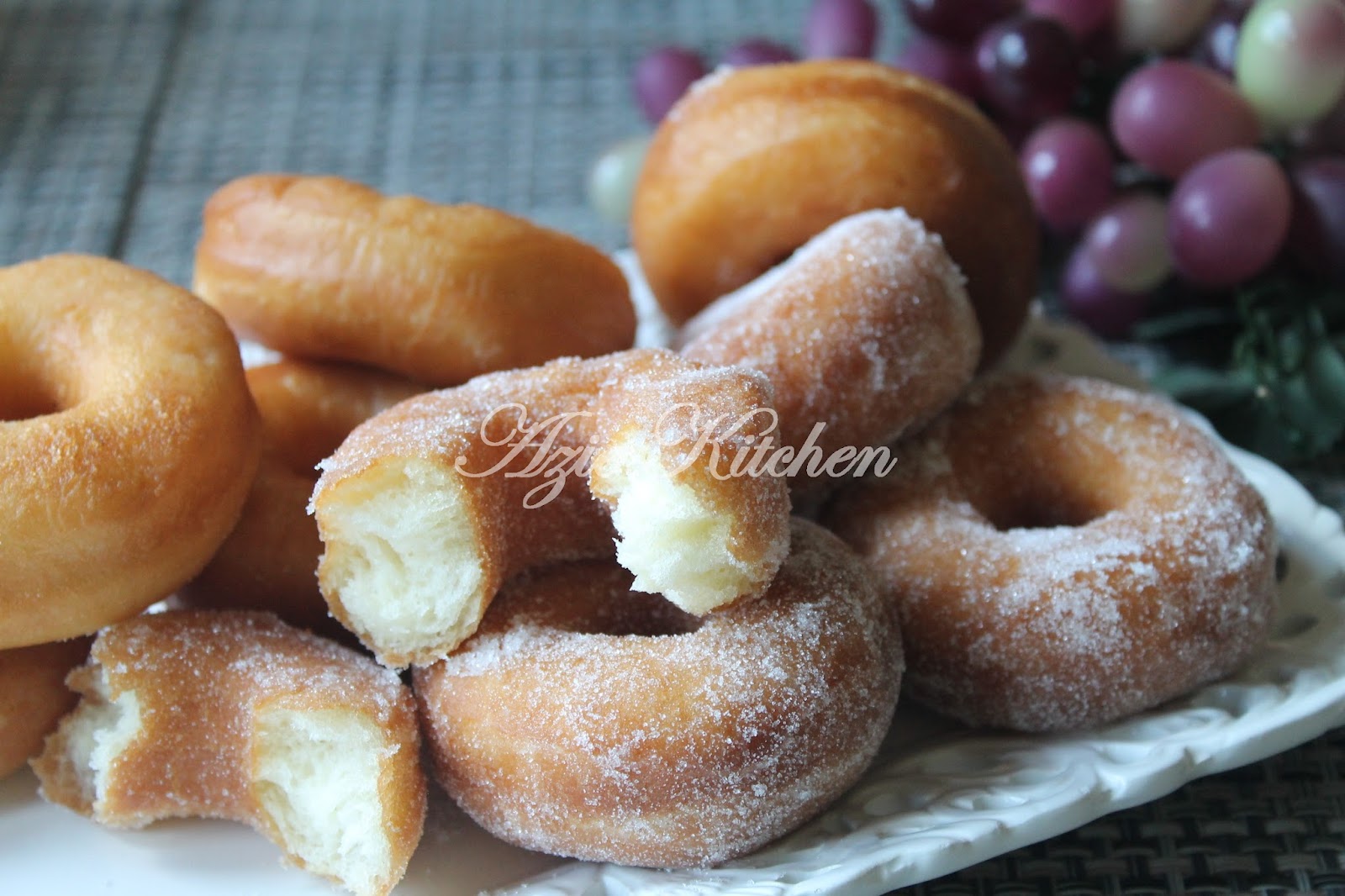 Resepi II: Donut Yang Gebu Gebana - Azie Kitchen