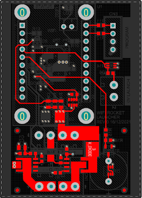 Rocket Launcher PCB - Top Layer