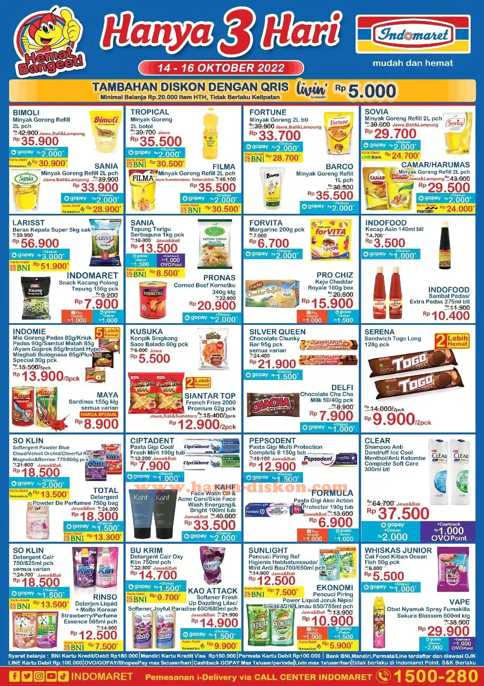 Promo INDOMARET Akhir Pekan Weekend Promo JSM 14 - 16 Oktober 2022