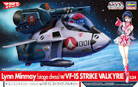 Hasegawa 1/24 Lynn Minmay [stage dress] w/ VF-1S STRIKE VALKYRIE(65863) English Color Guide & Paint Conversion Chart