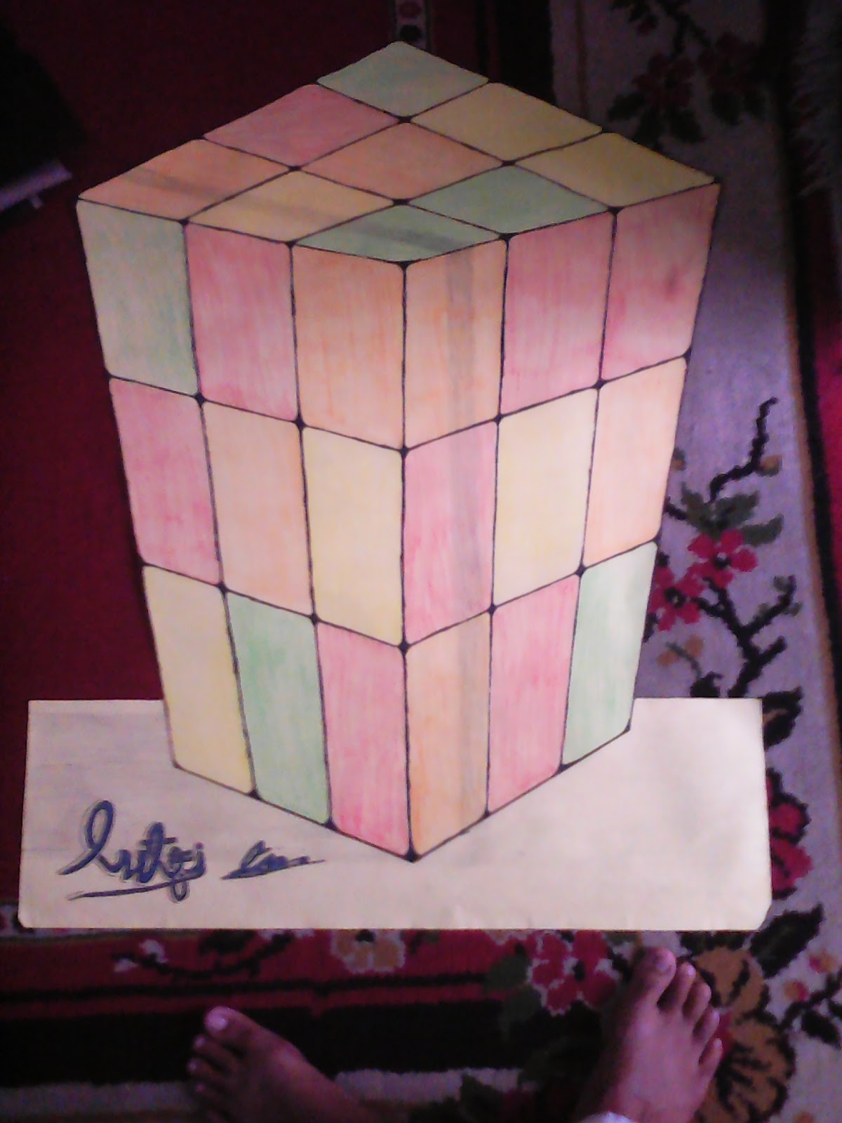 Gambar Rubik 3d Keren