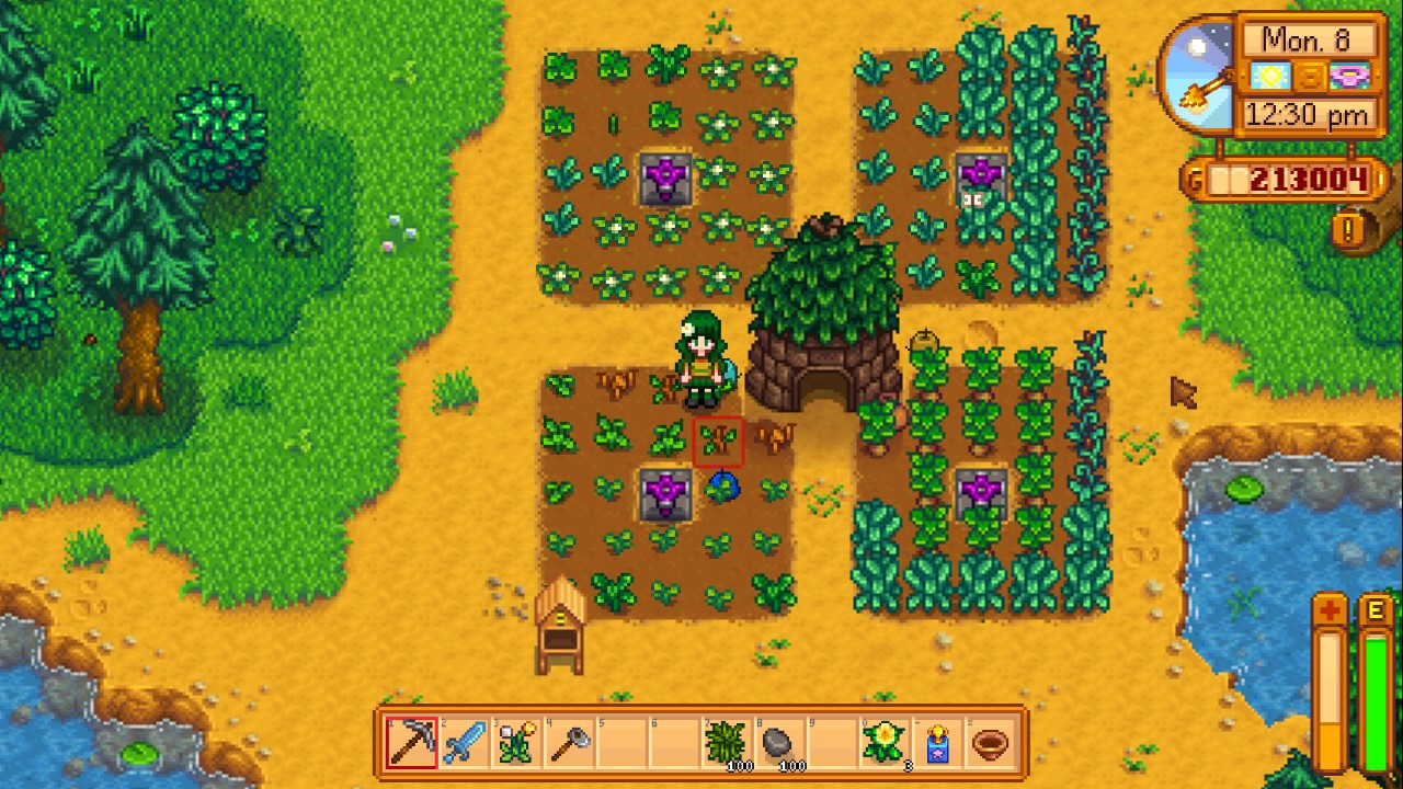 Stardew Valley 売値情報 最初の春に獲れる作物 採取物 魚 とりあえずかく