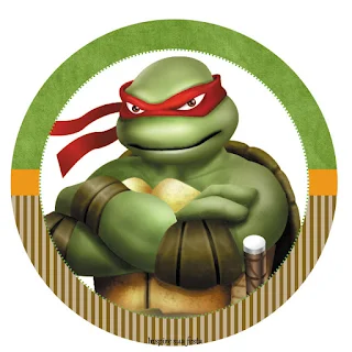 Ninja Turtles, Toppers or Free Printable Candy Bar Labels.