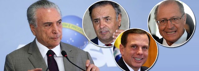 PSDB DECIDE APOIAR A “QUADRILHA” DE TEMER E REJEITAR DENÚNCIA