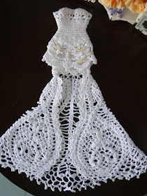 Vestido de noiva de crochê para Barbie, por Pecunia MillioM 33