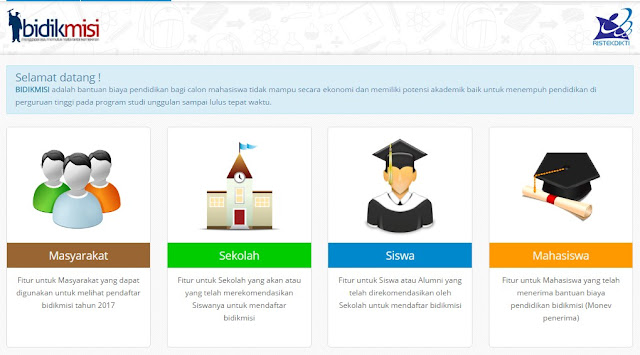JADWAL PENDAFTARAN BIDIKMISI TAHUN 2017