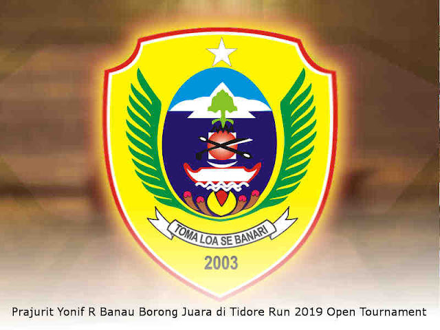 Prajurit Yonif R Banau Borong Juara di Tidore Run 2019 Open Tournament