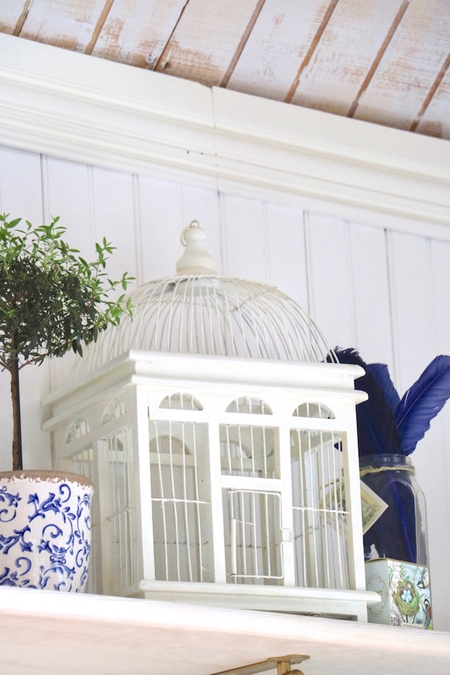 DIY open shelves in the garden shed do not look like a budget project