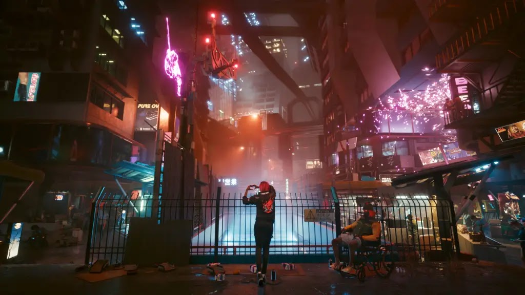 Cyberpunk Hi-Tech Glitchy Neon Gamepad Background video, Footage