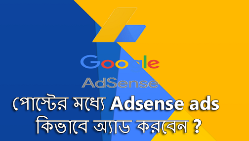 ব্লগ পোস্টের মধ্যে Adsense ads কিভাবে অ্যাড করবেন [ প্রথম প্যারাগ্রাফের নীচে ] 