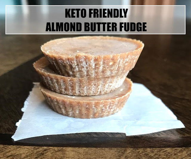 Keto Friendly Almond Butter Fudge! ONLY 2 Ingredients!