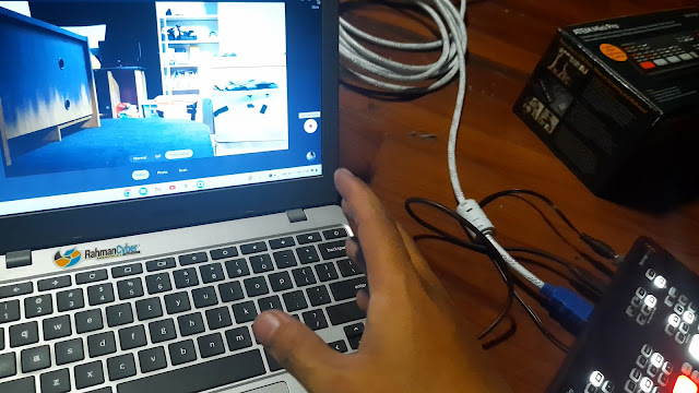 atem mini terhubung ke chromebook