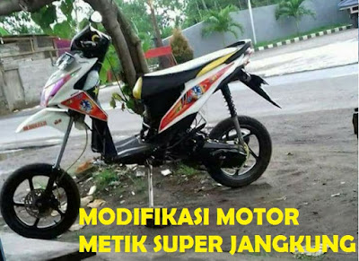 Modifikasi motor metik super jangkung ini apakah nyaman dan aman?