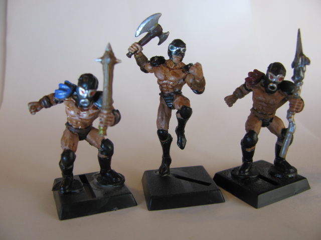 Fallout miniatures raiders (converted from Heroclix figures)