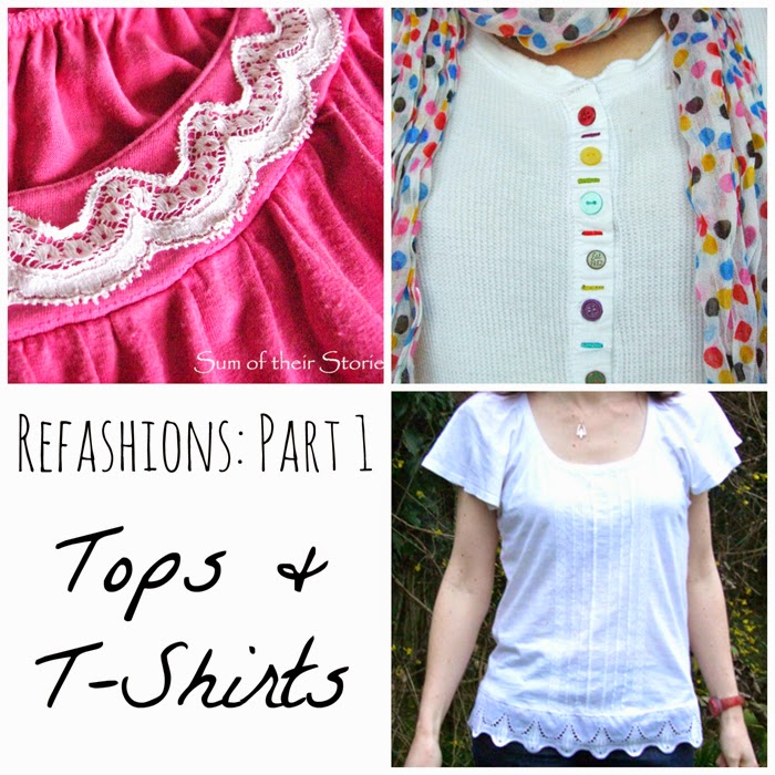 T Shirt and Tops Refashions