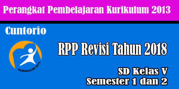 RPP K13 Kelas 5 SD MI Revisi 2018