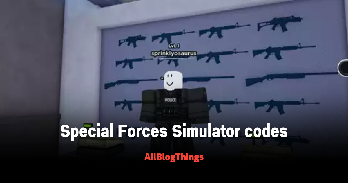 Special Forces Simulator codes