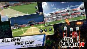 Real Cricket 3D 18 MOD APK+Data