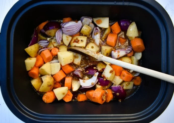 Irish stew in the slow cooker