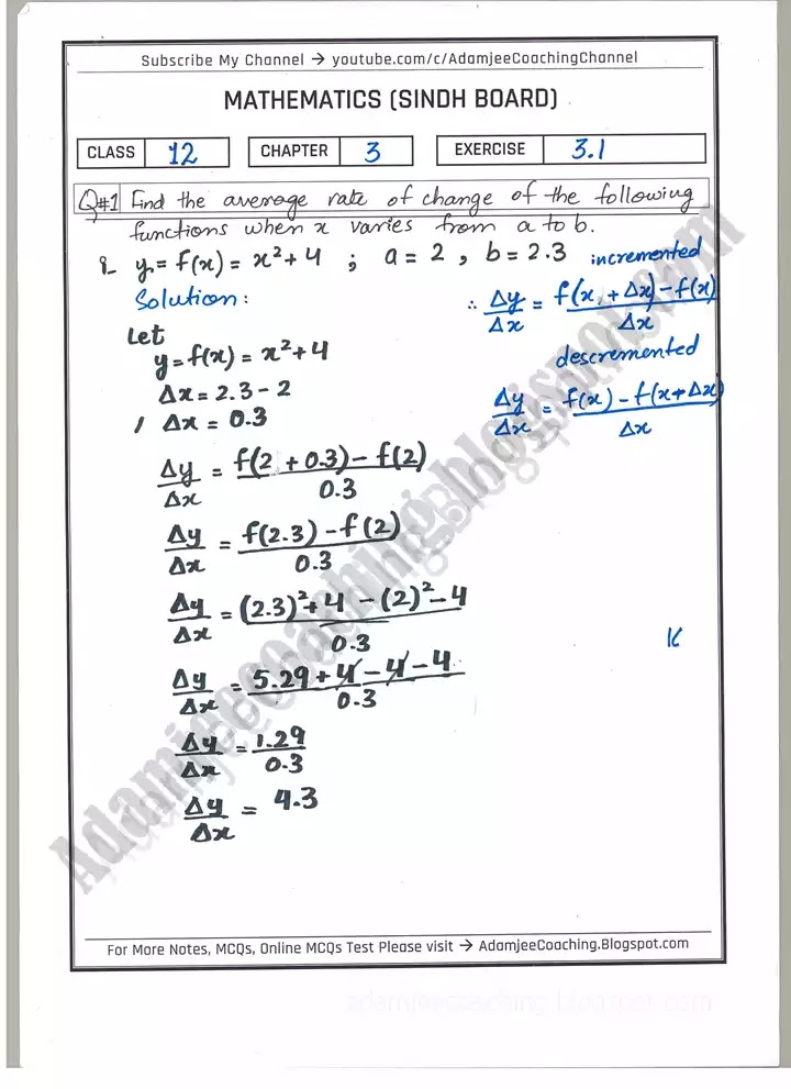 differentiation-exercise-3-1-mathematics-12th