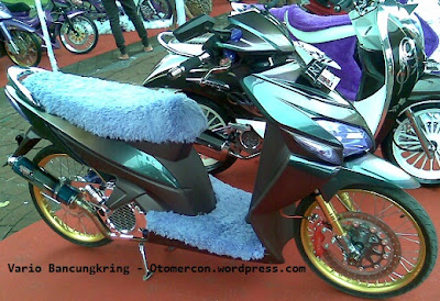 mio soul gt vs vario 125,  velg power vario 125,  vario cbs modifikasi ring 17,  vario modifikasi putih hijau hitam,  cara merawat aki kering vario techno, 