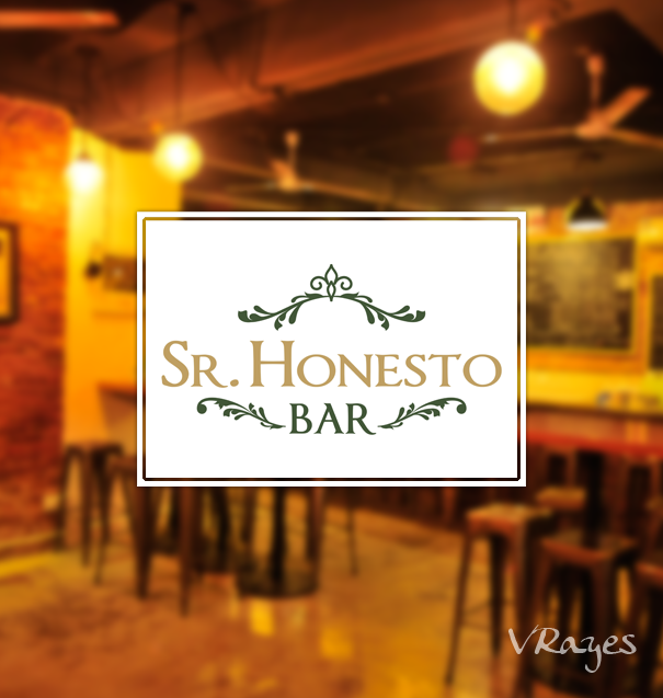 Criação de Logotipo Sr. Honesto Bar | VRayes