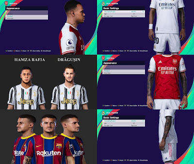 PES 2021 Facepack & TattooPack by SR