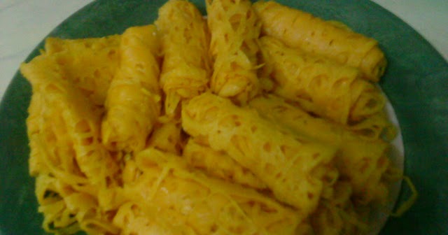 Kertas mahjong untuk diconteng: resepi roti jala