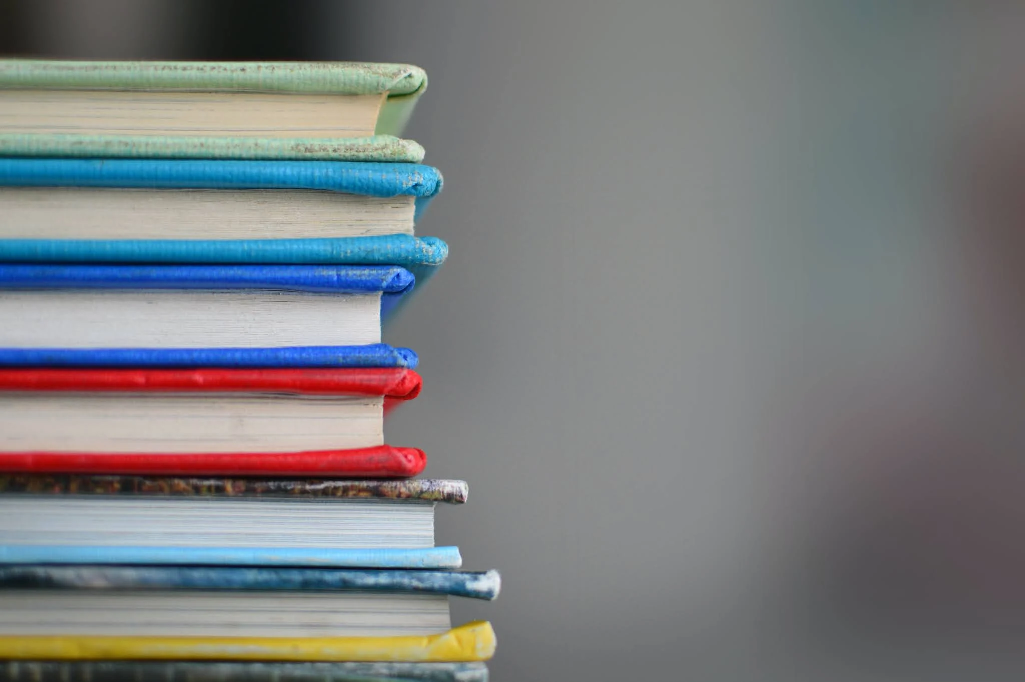 A stack of books