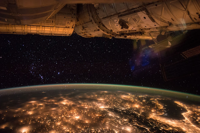 Europe at Night seen from the International Space Station