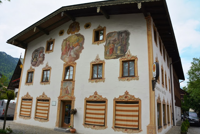 Oberammergau wall paintings