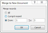 Cara Membuat Mail Merge di Ms Office Word dengan data dari Ms Office Excel