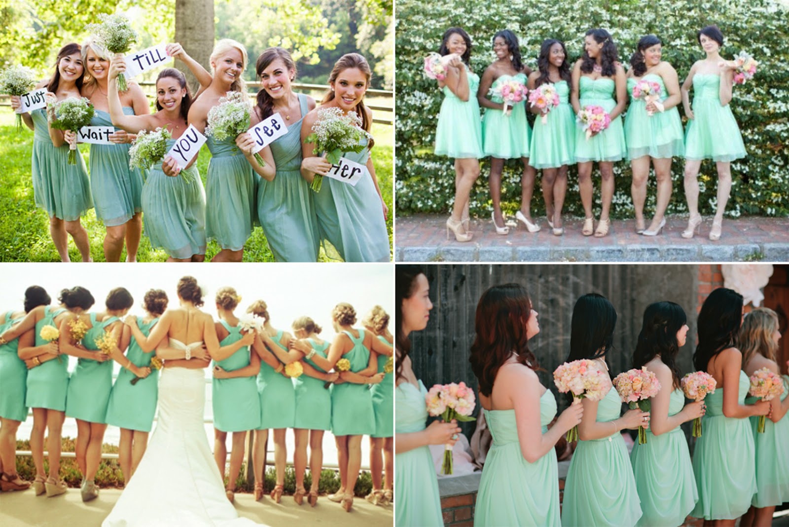 Bridesmaid dresses mint green uk