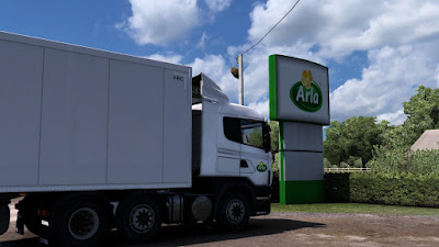 Arla Skin for Scania rjl+Ekeri trailer & Scs Owned trailer