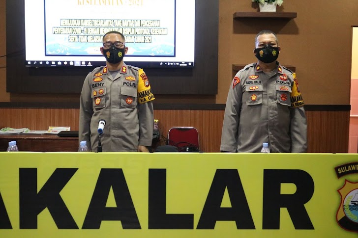 Polres Takalar Gelar Latpraops Keselamatan 2021, Ini Pesan Kapolres