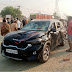 वाराणसी-गाजीपुर हाईवे पर बलिया के अपर मुख्य अधिकारी की कार ने तीन को रौंदा, 2 की मौत, 1 गंभीर