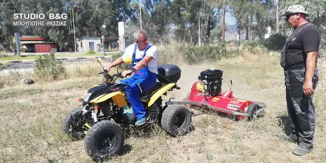 Νέα μηχανήματα περιποίησης πρασίνου στο Δήμο Άργους Μυκηνών 