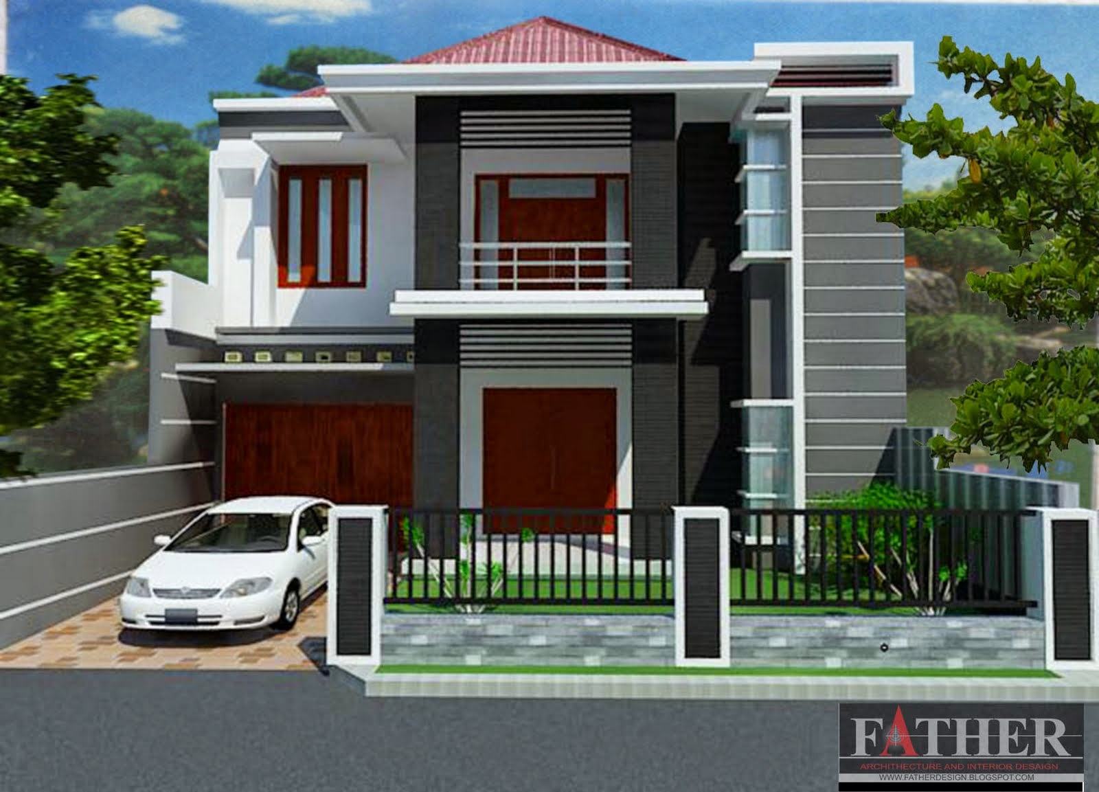 Desain Rumah Minimalis 2 Lantai Type 80 Gambar Foto Desain Rumah