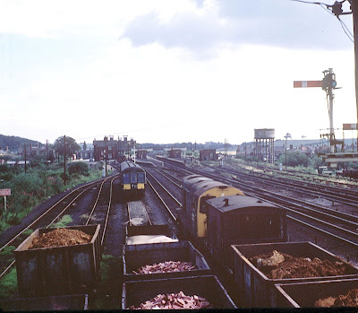 British mined iron ore in wagons at Barnetby in the early 1970s. Picture on Nigel Fisher's Brigg Blog