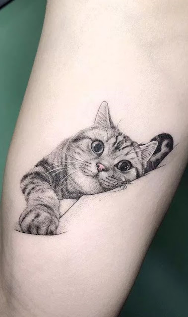 Tatuagens femininas de gatos