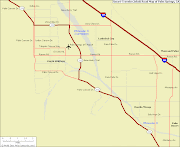 . and the Little San Bernardino Mountains to the east. (map of palm springs ca usa)