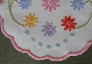 Embroidery stitching