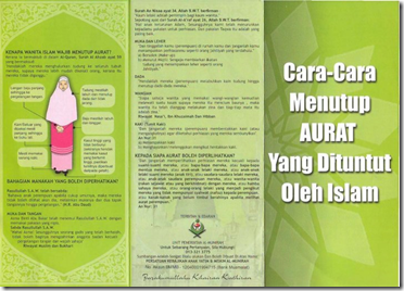 cara menutup aurat dengan sempurna