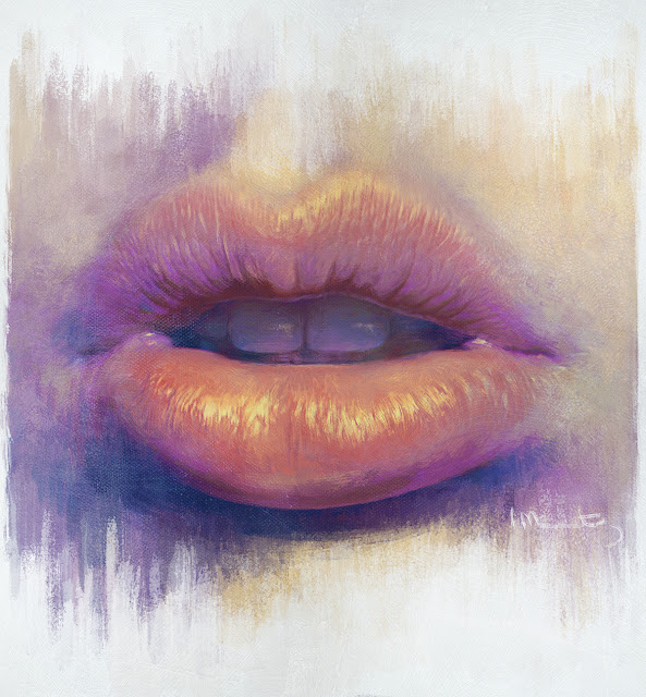 25+ Mind Blowing Luscious Lips Paintings