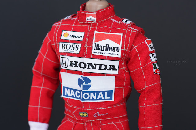 Outfit for Ayrton Senna 1/6 scale action figure 