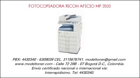 FOTOCOPIADORA RICOH AFICIO MP 3500