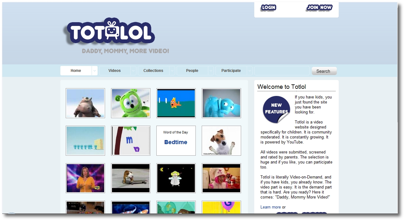 Totlol, YouTube, Videos for kids