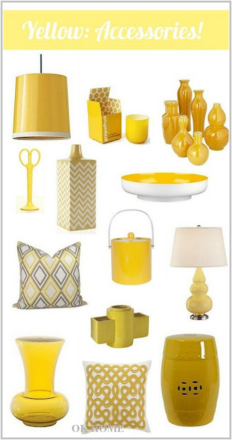 yellow kitchen decor items