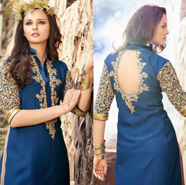 Embroidered kurtis wholesalers